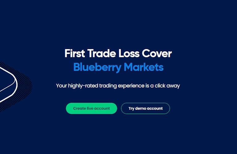 Blueberry Markets First Trade Loss Cover