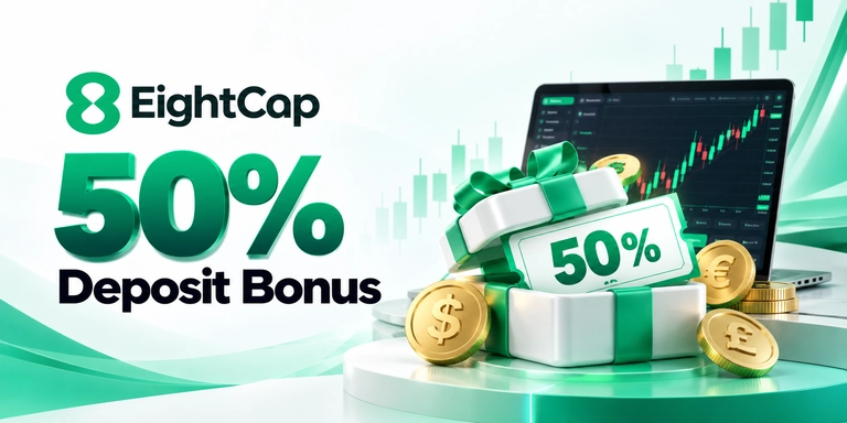 EightCap 50% Deposit Bonus – Boost Your Trading Capital